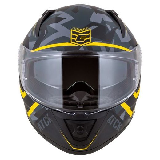 PŘILBA AERO ATCK, CASSIDA (ŠEDÁ CAMO/ČERNÁ/ŽLUTÁ FLUO) 2026