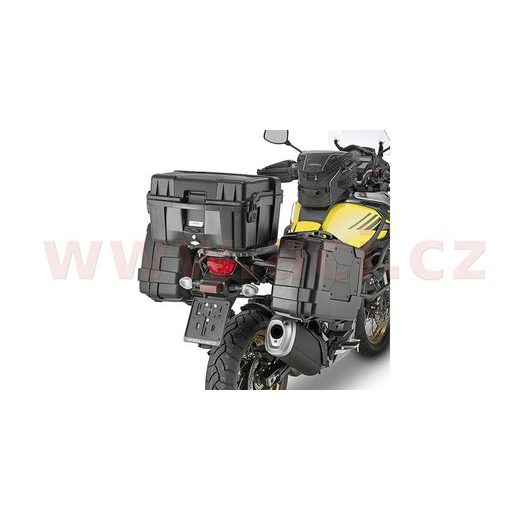 MONOKEY TOPCASE GARDA BLACK LINE - 52L, KAPPA (ČERNÝ, KOMPOZIT)