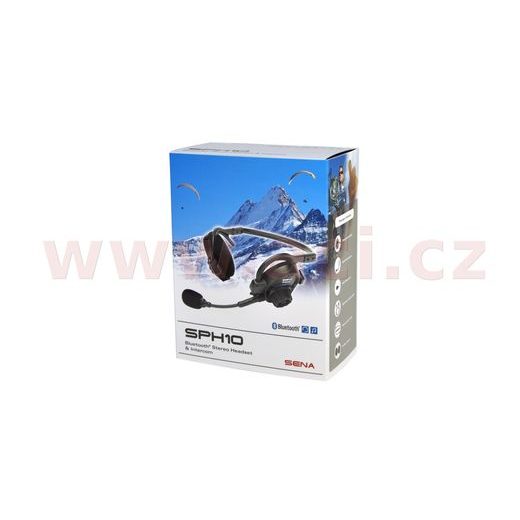 BLUETOOTH HANDSFREE OUTDOOR HEADSET SPH10 (DOSAH 0,9 KM), SENA