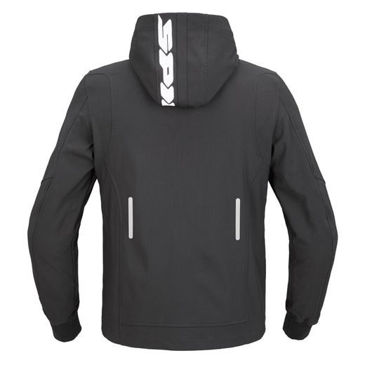 BUNDA HOODIE ARMOR LIGHT 2023, SPIDI (ČERNÁ)