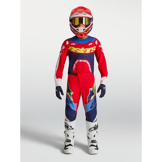 DRES SUPERTECH DYNA YOUTH, ALPINESTARS, DĚTSKÉ (ČERVENÁ/BÍLÁ/MODRÁ/ZELENÁ/ČERNÁ) 2027