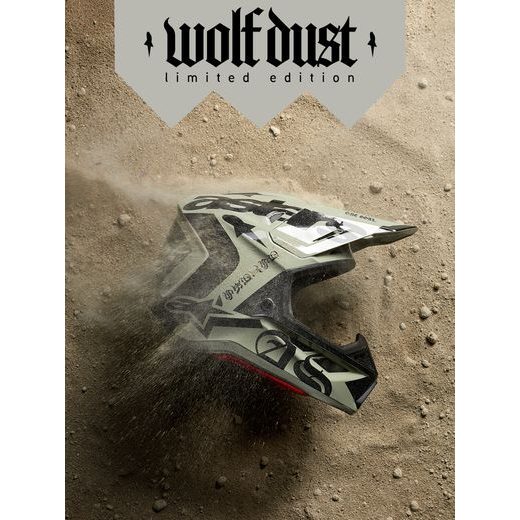PŘILBA SUPERTECH S-M7 LIMITOVANÁ EDICE WOLF DUST, ALPINESTARS (PÍSKOVÁ/ČERNÁ) 2026