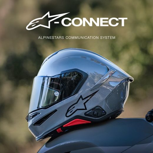 BLUETOOTH HEADSET A-CONNECT SYSTEM PRO PŘILBY S-R7 (DOSAH 2 KM), ALPINESTARS (ČERNÁ) 2026