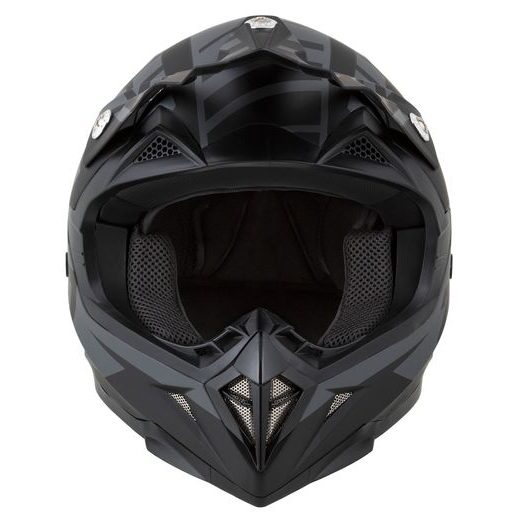 PŘILBA X1.9D TARGA, ZED, DĚTSKÁ (ŠEDÁ MATNÁ/ČERNÁ) 2026