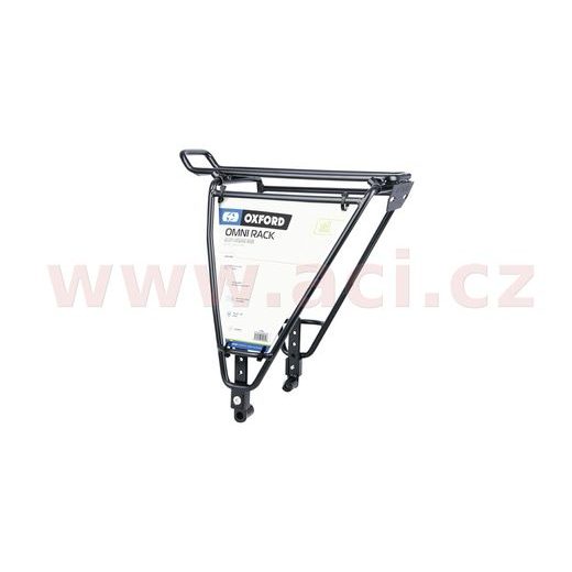 TRUBKOVÝ NOSIČ BRAŠEN OMNI RACK ALU, OXFORD (KOMPATIBILNÍ S KOUTOUČ I ŠPALKOVÝMI BRZDAMI A RÁFKY 26 AŽ 29", ČERNÝ)