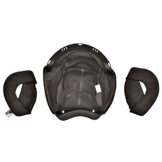 LÍCNICE A KLOBOUK PRO PŘILBY OXYGEN 2.0, CASSIDA (ČERNÁ/ŠEDÁ)