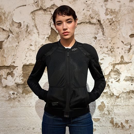 BUNDA STELLA TROOP-AIR, ALPINESTARS, DÁMSKÁ (ČERNÁ/ČERNÁ) 2026