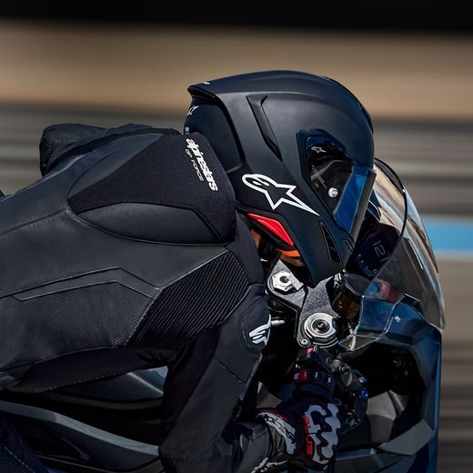 PŘILBA S-R7 SOLID, ALPINESTARS (ČERNÁ MATNÁ) 2026