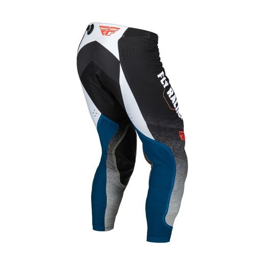 KALHOTY EVOLUTION DST. FLY RACING - USA 2023 (ČERNÁ/ŠEDÁ/MODRÁ)