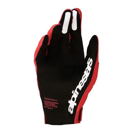 RUKAVICE SUPERTECH MX, ALPINESTARS (ČERVENÁ/ČERNÁ/BÍLÁ) 2027