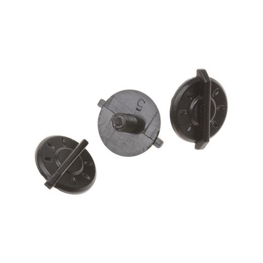 ŠROUBY KŠILTU PRO PŘILBY CROSS CUP DOSPĚLÉ A DĚTSKÉ, CASSIDA - ČR (ČERNÉ, SADA 3 KS)