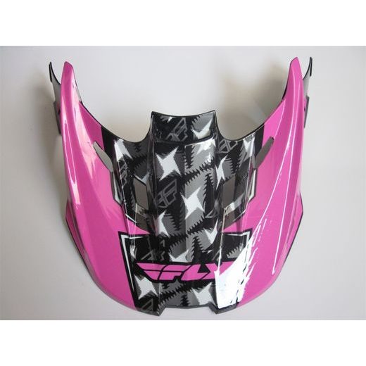 KŠILT NA FLY KINETIC FLASH - FLY RACING - USA (RŮŽOVÁ/ŠEDÁ/BÍLÁ)