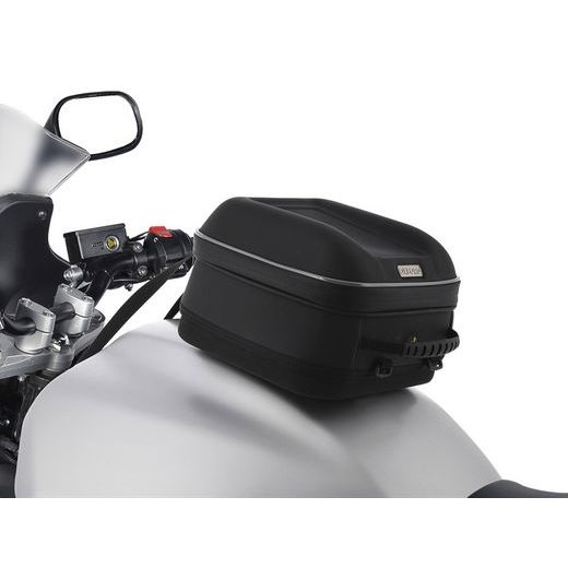 TANKBAG NA MOTOCYKL S-SERIES Q4S QR, OXFORD (ČERNÝ, S RYCHLOUPÍNACÍM SYSTÉMEM NA VÍČKA NÁDRŽE, OBJEM 4 L)
