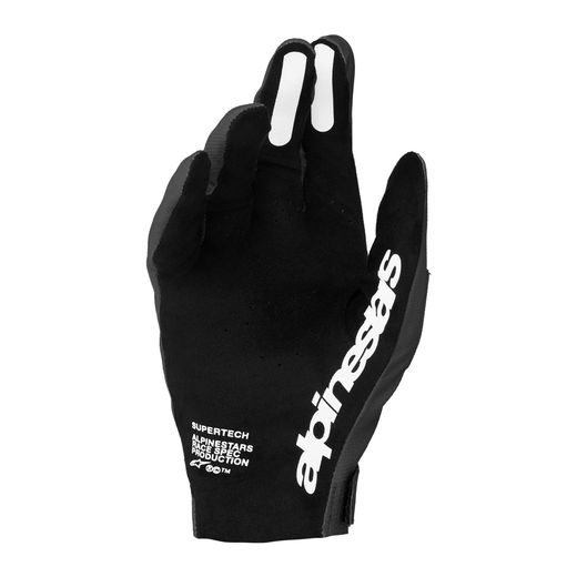 RUKAVICE SUPERTECH MX, ALPINESTARS (ČERNÁ/BÍLÁ) 2027