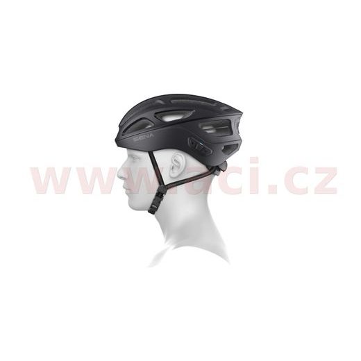 CYKLO PŘILBA S HEADSETEM R1, SENA (ČERNÁ)