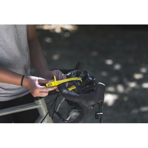 ZÁMEK ZDRHOVACÍ NA PŘILBY A PŘÍSLUŠENSTVÍ COMBI ZIP LOCK, OXFORD (ŽLUTÝ)