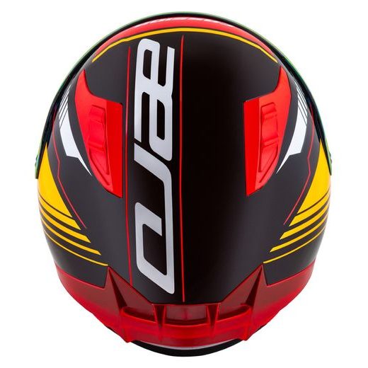 PŘILBA AERO DROME, CASSIDA (ČERNÁ MET./ORANŽOVÁ/ČERVENÁ/BÍLÁ) 2026