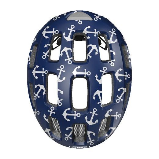 CYKLO PŘILBA SE SVĚTLEM YOUN-I 2.0 BLUE ANCHOR, ABUS, DĚTSKÁ (MODRÁ)
