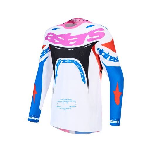 DRES SUPERTECH DYNA, ALPINESTARS (BÍLÁ/MODRÁ/ŽLUTÁ/ČERNÁ/FIALOVÁ) 2027