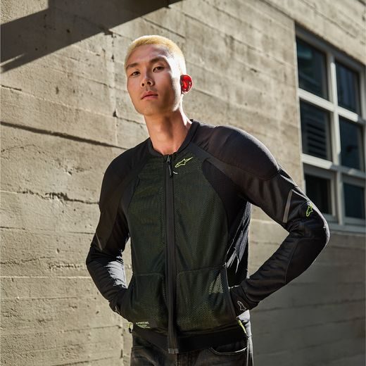 BUNDA TROOP-AIR, ALPINESTARS (ČERNÁ/ŽLUTÁ FLUO) 2026