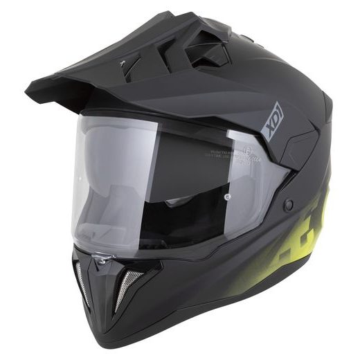 PŘILBA XD1, ZED (ČERNÁ MATNÁ/ŽLUTÁ FLUO) 2026