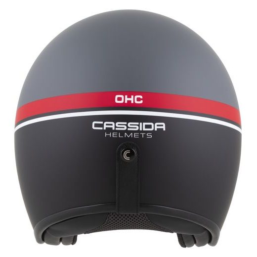 PŘILBA OXYGEN 2.0 JAWA OHC, CASSIDA (ŠEDÁ MATNÁ/ČERVENÁ/ČERNÁ/BÍLÁ) 2026