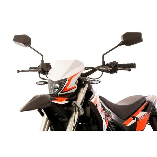 YUKI 125I SE - ČERNÁ / ORANŽOVÉ POLEPY