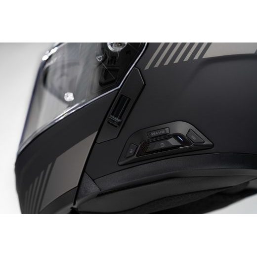 MESH PŘILBA S HEADSETEM SPECTER, SENA (LESKLÁ BÍLÁ)