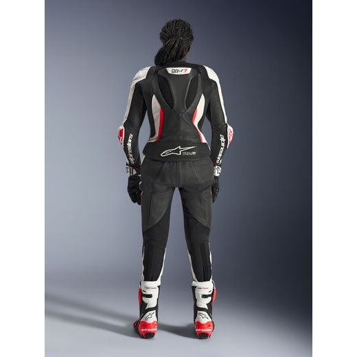 DVOUDÍLNÁ KOMBINÉZA STELLA GP-R7, ALPINESTARS, DÁMSKÉ (ČERNÁ/BÍLÁ/ČERVENÁ FLUO) 2026