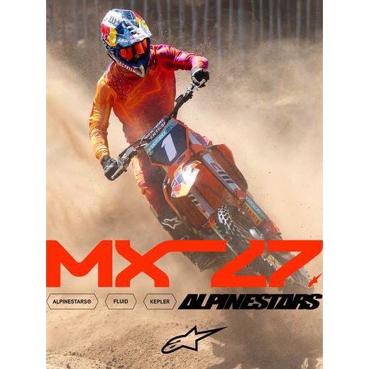 DRES FLUID KEPLER, ALPINESTARS (TMAVĚ FIALOVÁ/ORANŽOVÁ) 2027