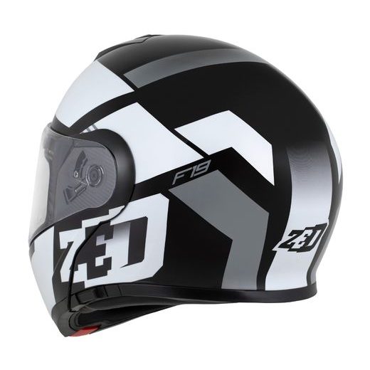 PŘILBA F19, ZED (ČERNÁ/BÍLÁ/ŠEDÁ) 2026