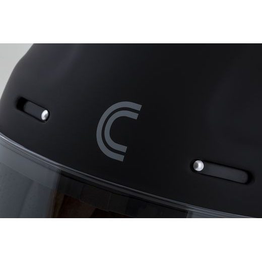 PŘILBA FIBRE SOLID, CASSIDA (ČERNÁ MATNÁ)