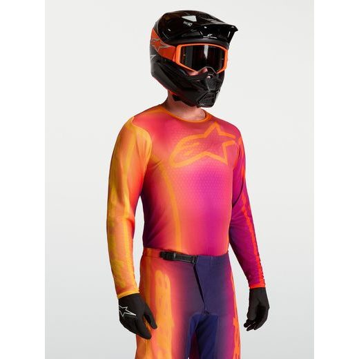 DRES FLUID KEPLER, ALPINESTARS (TMAVĚ FIALOVÁ/ORANŽOVÁ) 2027