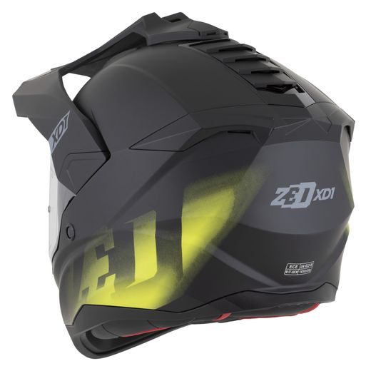 PŘILBA XD1, ZED (ČERNÁ MATNÁ/ŽLUTÁ FLUO) 2026