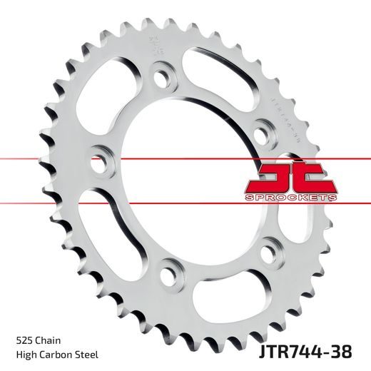 ŘETĚZOVÁ SADA D.I.D CHAIN - STŘÍBRNÝ ŘETĚZ 525 ZVM-X, X-KROUŽEK, KOLEČKO JT, ROZETA JT PRO DUCATI 749 S 2004-2006