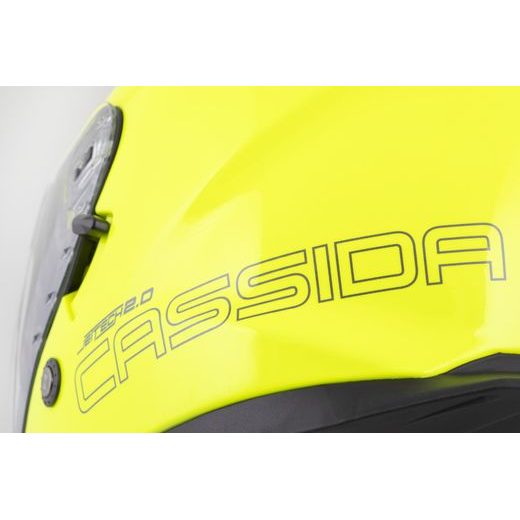 PŘILBA JET TECH 2.0 SOLID, CASSIDA (ŽLUTÁ FLUO/ČERNÁ/ŠEDÁ) 2026