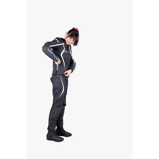 DÁMSKÁ SPORTOVNÍ BUNDA IXS RS-600 1.0 X73008 ČERNO-ŠEDO-BÍLÁ 38D