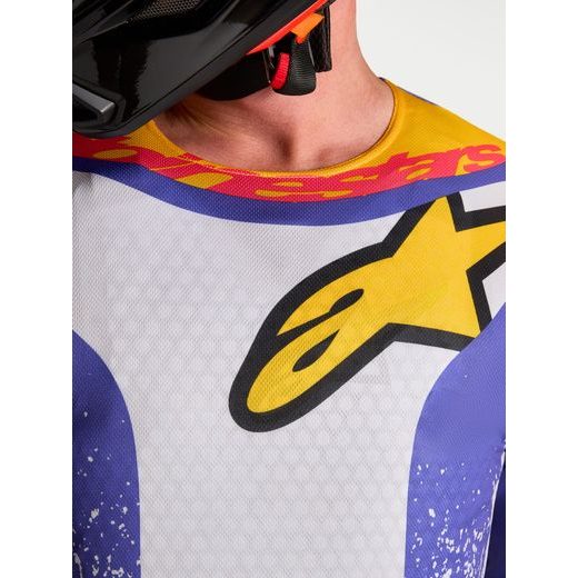 DRES FLUID DRAG, ALPINESTARS (SVĚTLE ŠEDÁ/FIALOVÁ/ZLATÁ) 2027
