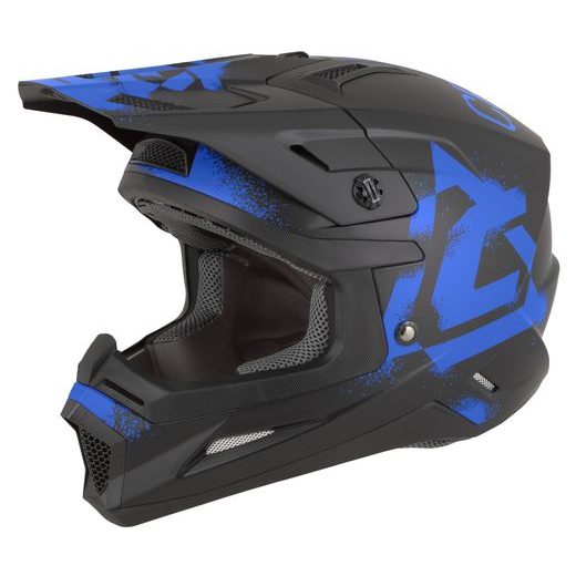 PŘILBA CROSS CUP 2 CREW, CASSIDA (ČERNÁ MATNÁ/MODRÁ) 2026