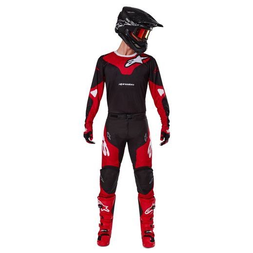 DRES RACER VEIL, ALPINESTARS (ČERNÁ/ČERVENÁ) 2025