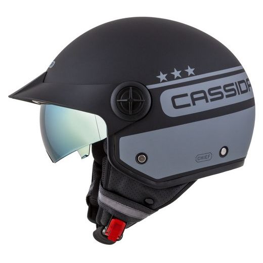 PŘILBA HANDY PLUS CHIEF, CASSIDA (ŠEDÁ MATNÁ/ČERNÁ) 2026