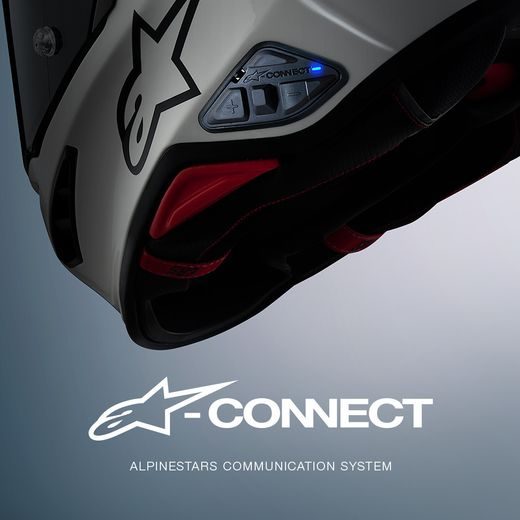 BLUETOOTH HEADSET A-CONNECT SYSTEM PRO PŘILBY S-R7 (DOSAH 2 KM), ALPINESTARS (ČERNÁ) 2026