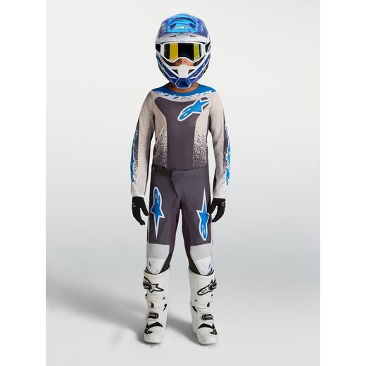 DRES FLUID DRAG YOUTH, ALPINESTARS, DĚTSKÉ (TMAVĚ ŠEDÁ/SVĚTLE ŠEDÁ/MODRÁ) 2027