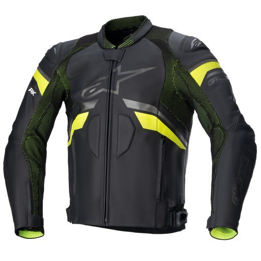 BUNDA GP PLUS R RIDEKNIT, TECH-AIR 5 KOMPATIBILNÍ, ALPINESTARS (ČERNÁ/ŽLUTÁ FLUO)