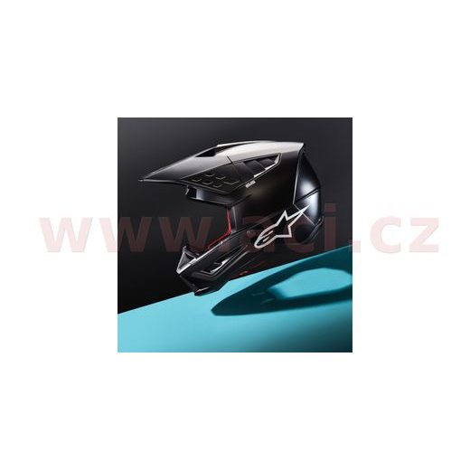 PŘILBA S-M5 SOLID, ALPINESTARS (MATNÁ ČERNÁ)
