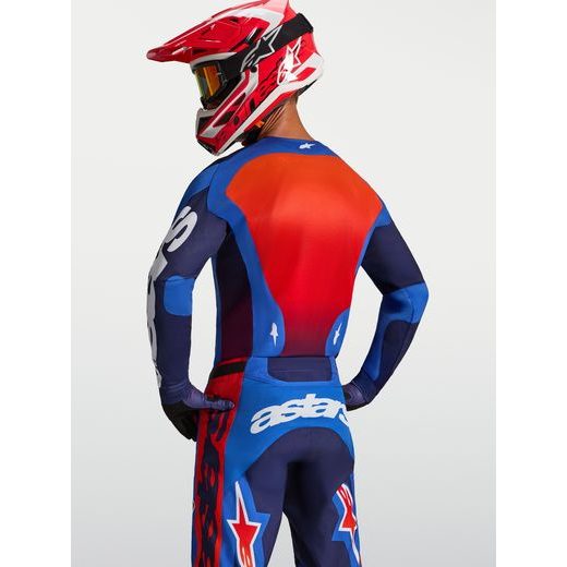 DRES RACER HUNT, ALPINESTARS (MODRÁ/TMAVĚ MODRÁ/ČERVENÁ) 2027