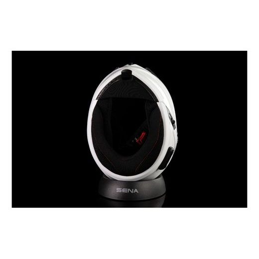 BLUETOOTH PŘILBA S HEADSETEM OUTRUSH R, SENA (LESKLÁ BÍLÁ)