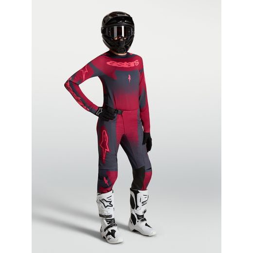 DRES STELLA TECHSTAR SWAN, ALPINESTARS, DÁMSKÉ (PURPUROVÁ/TMAVĚ ŠEDÁ/ČERVENÁ) 2027