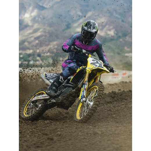 DRES RACER LONE, ALPINESTARS (ŠEDÁ CAMO/FIALOVÁ) 2027