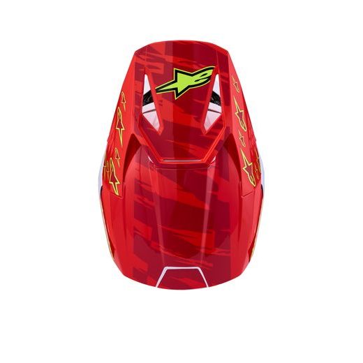 PŘILBA S-M3 FALCON, ALPINESTARS (ČERVENÁ FLUO/BÍLÁ/ŽLUTÁ FLUO) 2027